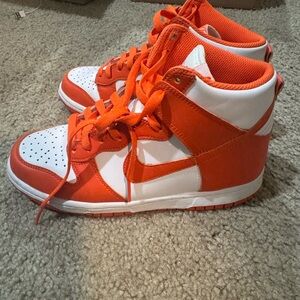 Syracuse high top Nike dunks